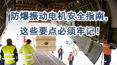 防爆振動(dòng)電機(jī)安全指南，這些要點(diǎn)必須牢記！